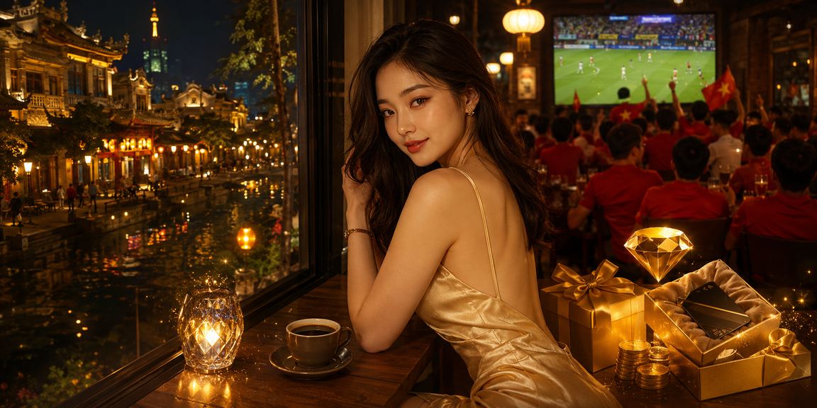 Phong cảnh cà phê VIP tại thành phố Huế, Việt Nam